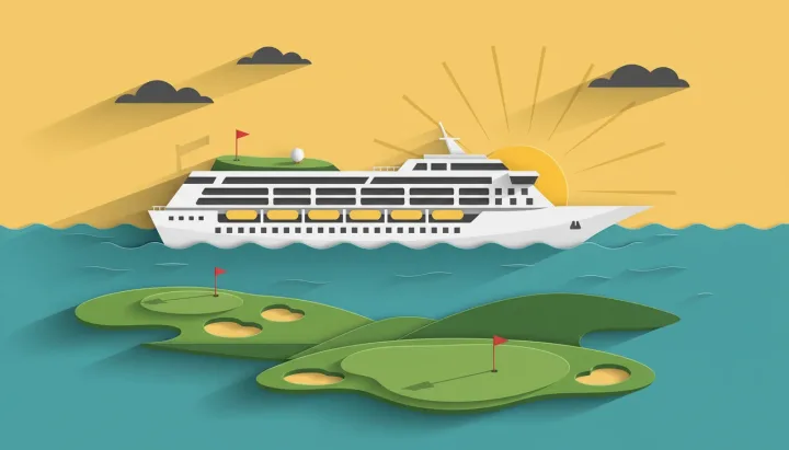 Temsili illüstrasyon: Silversea yeni golf odaklı kruvaziyer koleksiyonu tanıttı